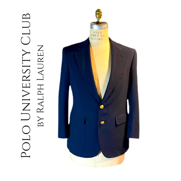 Polo Ralph Lauren Other - VINTAGE POLO UNIVERSITY CLUB MENS BLAZER
